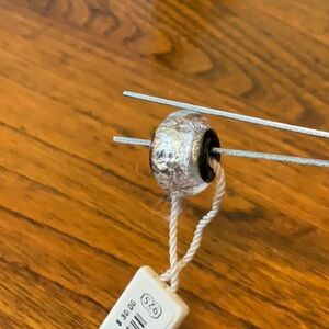 Persona Clear with Silver Core Bead